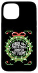 iPhone 15 ERROR 404 CHRISTMAS JUMPER NOT FOUND Funny Ugly Sweater Meme Case