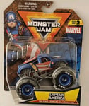 Monster Jam Marvel Captain America 1:64 Scale Series 2 