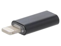 Adaptateur prise Lightning USB C Femelle noir Cablexpert