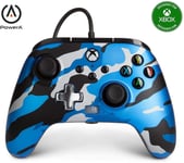 PowerA Enhanced Wired Xbox One Controller - Metallic Blue Camo /Xbox  - P1398z