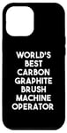 Coque pour iPhone 12 Pro Max Meilleur opérateur de machine à brosse en graphite de carbone au monde