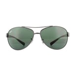 Ray-Ban Womens Sunglasses 3386 004/71 Gunmetal Green - Grey - One Size