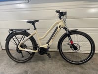 Haibike Trekking 4 Mid Desert/ White 48 cm  Beige Recycle - Elcykel-Recycle - Hybrid Elcykel-Recycle