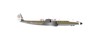 Herpa 573023 - 1/200 Alaska Airlines Lockheed L-1649A Starliner - Neuf