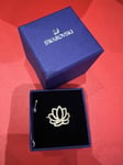 Swarovski Gold Tone Lotus Flower Ring Size 55 Brand New Genuine❤️💕