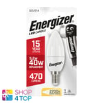 Energizer LED Bougie Ampoule Ses / E14 S8700 40W 470LM 2700K Blanc Chaud 5.2W