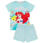 The Little Mermaid Girls Printed Short Pyjama Set - 2-3 Years