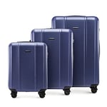 WITTCHEN Classic Line Modern, 4-Piece Suitcase Set, darkblue, Kofferset 4tlg., Modern