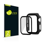 Coque Verre Trempé pour Apple Watch Series 5 (40 mm) Protection Écran 2x Noir