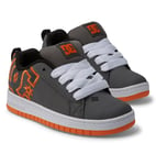 DC Shoes Court Graffik Basket, Grey/Orange, 36.5 EU