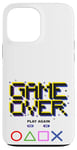 Coque pour iPhone 13 Pro Max Game Over Vintage Retro Jeux Vidéo Gaming