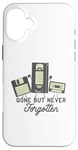 iPhone 16 Plus Gone But Never Forgotten Funny Old Movie VHS Disk Tape TV Case