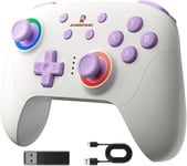 Rg P01 Wireless Gaming Controller Play Gaming Gamepad With Hall Effect Joystick/Triggers Joystick And Controller Gamepad For Bluetooth/ Ps3/Pc/Switch/Ios/Android,Customizable Rgb Lighting