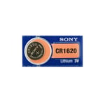 Batteri Sony Knappcellebatteri 1 Stk. CR1620 - Unisex