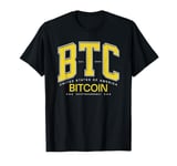 Bitcoin BTC USA Crypto Revolution Satoshi Money Hodl Vintage T-Shirt