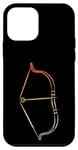 Coque pour iPhone 12 mini Dessin d'arc et de flèche à l'allure vintage