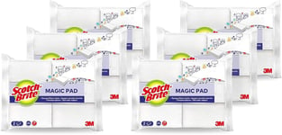 Scotch-Brite Magic Easy Eraser Sponge, Melamine Cleaner, Value Pack of 12 Pads 