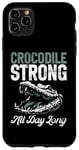 Coque pour iPhone 11 Pro Max Crocodile résistant tout au long de la journée