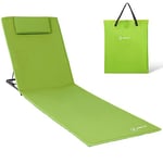 Homecall Matelas de plage rembourré à séchage rapide, format XXL (Vert)