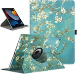 TiMOVO Case for New iPad 9th Generation 2021/8th Gen 2020/7th Almond Blossom 