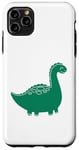 Coque pour iPhone 11 Pro Max Dinosaure vert mignon