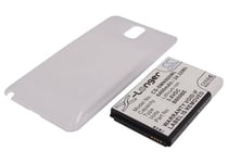 Batteri till Samsung Galaxy Note 3 mfl - 6.400 mAh - Vit