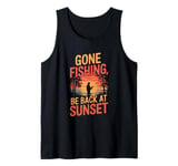 Gone Fishin' Funny Fishing Outdoors Tank Top