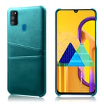 Samsung Galaxy M30s skal med korthållare - Blå