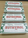 Euthymol Original Toothpaste Tube 75ml X4 JUST £13.29 DELIVERED FREE!!!