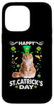 Coque pour iPhone 14 Pro Max Maine Coon Cat Happy St Catricks Day St Patricks Day Cats