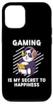 Coque pour iPhone 12/12 Pro Le jeu Kawaii Panda est mon secret pour trouver le bonheur