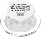 Know the Way Broadly Five Rings Fightwear PopSockets PopGrip pour MagSafe