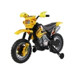 Moto Cross Électrique Enfants Booster jaune