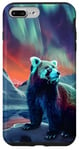 iPhone 7 Plus/8 Plus Red Panda Aesthetic Aurora Borealis Case