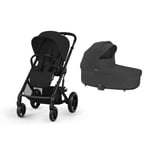 cybex GOLD Balios Black Barnevogn S LUX Moon Black