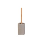 Home ESPRIT Brosse de Salle de Bain Gris Naturel Bois résine 10 x 10 x 37 cm