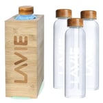 LaVie Premium - Purificateur d'eau Bambou Innovant à lumière UVA, sans Consommable. Transformez Votre Eau du Robinet en Eau Douce et Délicieuse en 15 MN - Pack 4 L