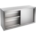 Armoire Murale En Inox Porte Coulissante Cuisine Max. 45 kg 1200 x 400 x 650 mm