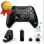 Manette Sans Fil Compatible Xbox Pour Pc & Xbox One Périphériques Manette De Console Et Ordinateur Couleur Noir