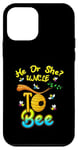 Coque pour iPhone 12 mini Annonce de sexe pour fête prénatale « He Or She Uncle To Bee »