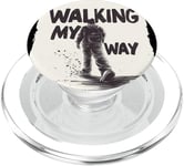 Prenez les devants avec ce costume Walking My Way PopSockets PopGrip pour MagSafe