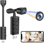 Camera Cachee Wifi Usb,Mini Camera Espion Wifi Hd 1080P Camera Cachee Wifi Usb Pour La Surveillance De La Maison Avec Vision Nocturne