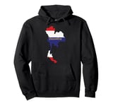 Thailand Map with Country Name in Thai Language Design Gift Pullover Hoodie