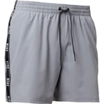 Nike 5" Volley Logo Tape Racer Badeshorts Herre - Grå - str. XS