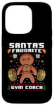 iPhone 14 Pro Santas Favorite Gym Coach Gingerbread Man Workout Christmas Case