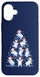 Coque pour iPhone 16 Plus Ours polaire Arbre de Noël Drôle Ours de glace Vacances