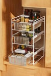 3-Tier Sliding Under Sink Cabinet Organizer