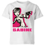 T-Shirt Enfant Sabine Star Wars Rebels - Blanc - 3-4 ans - Blanc