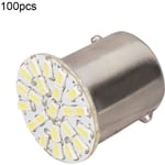 Start - 100pcs 1156 1141 1003 7506 22SMD 1206 Ampoules led compatibles générales pour voitures/remorques/remorques/véhicules break/motos Feux arrière