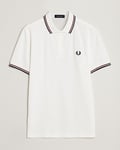 Fred Perry Twin Tipped Polo Shirt Snow White